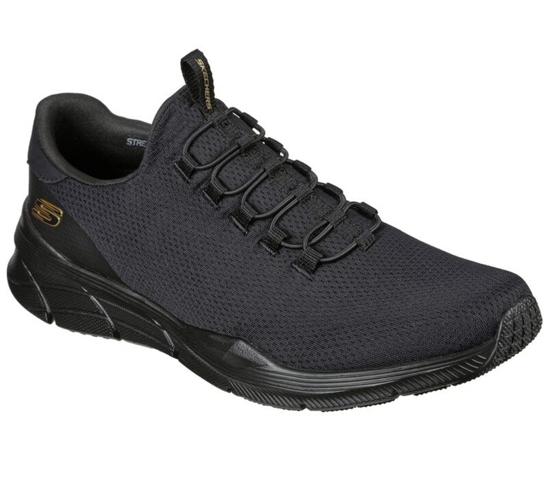 Skechers Herr Svarta Slip On - Relaxed Fit: Equalizer 4.0 - Voltis - Sverige (NCPDJ-8012)